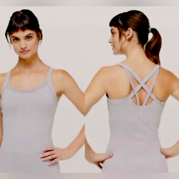 Lululemon Rally Your Heart Tank/taupe size 10 - Picture 1 of 8